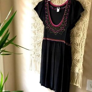 Vintage Nanette Leporo vintage beaded knit dress
